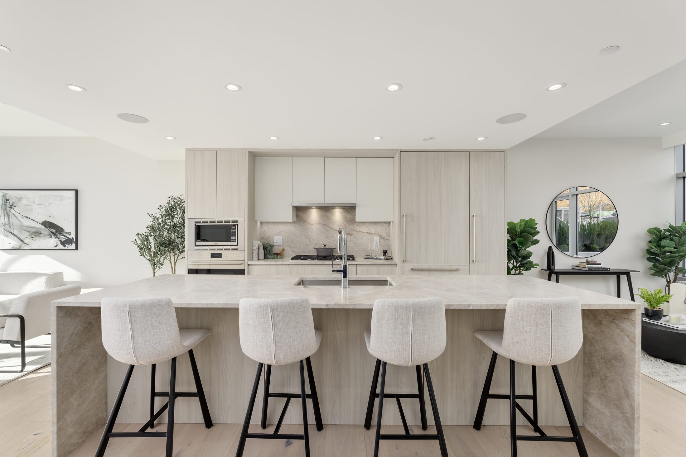 Chef's kitchen at Evelyn